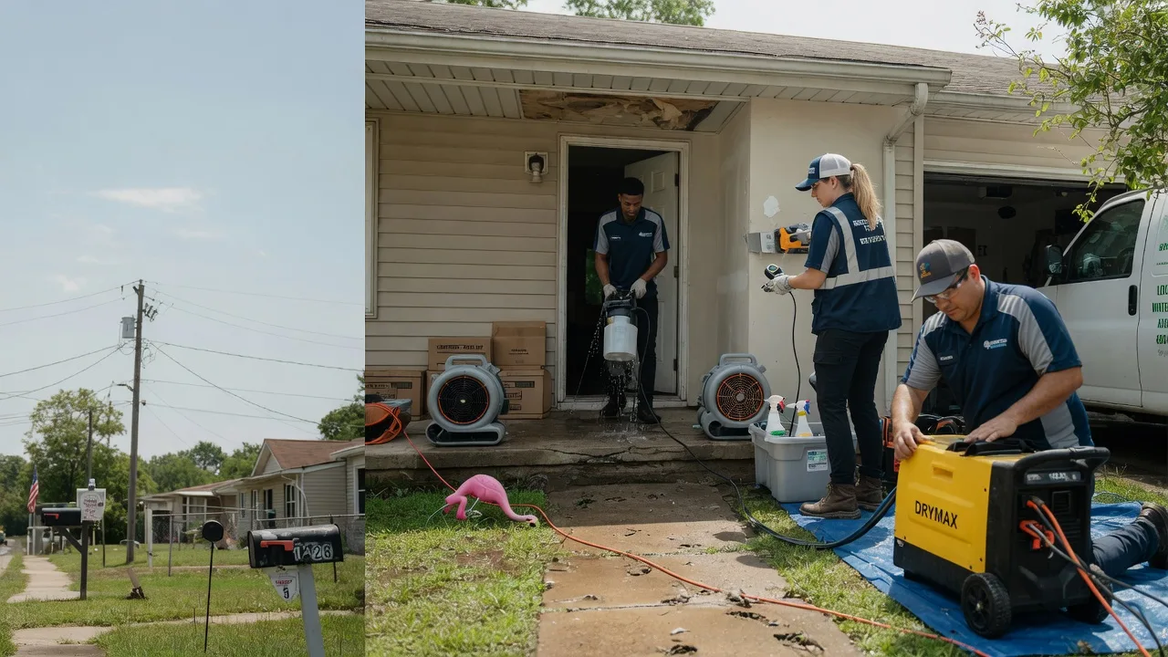 Storm Damage Water Removal in Morrison, OK near me